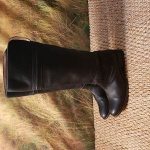 Frye Black Melissa Riding Boots Size 6